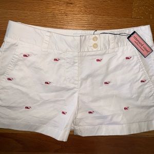 White Vineyard Vines Shorts- Brand New with Tags
